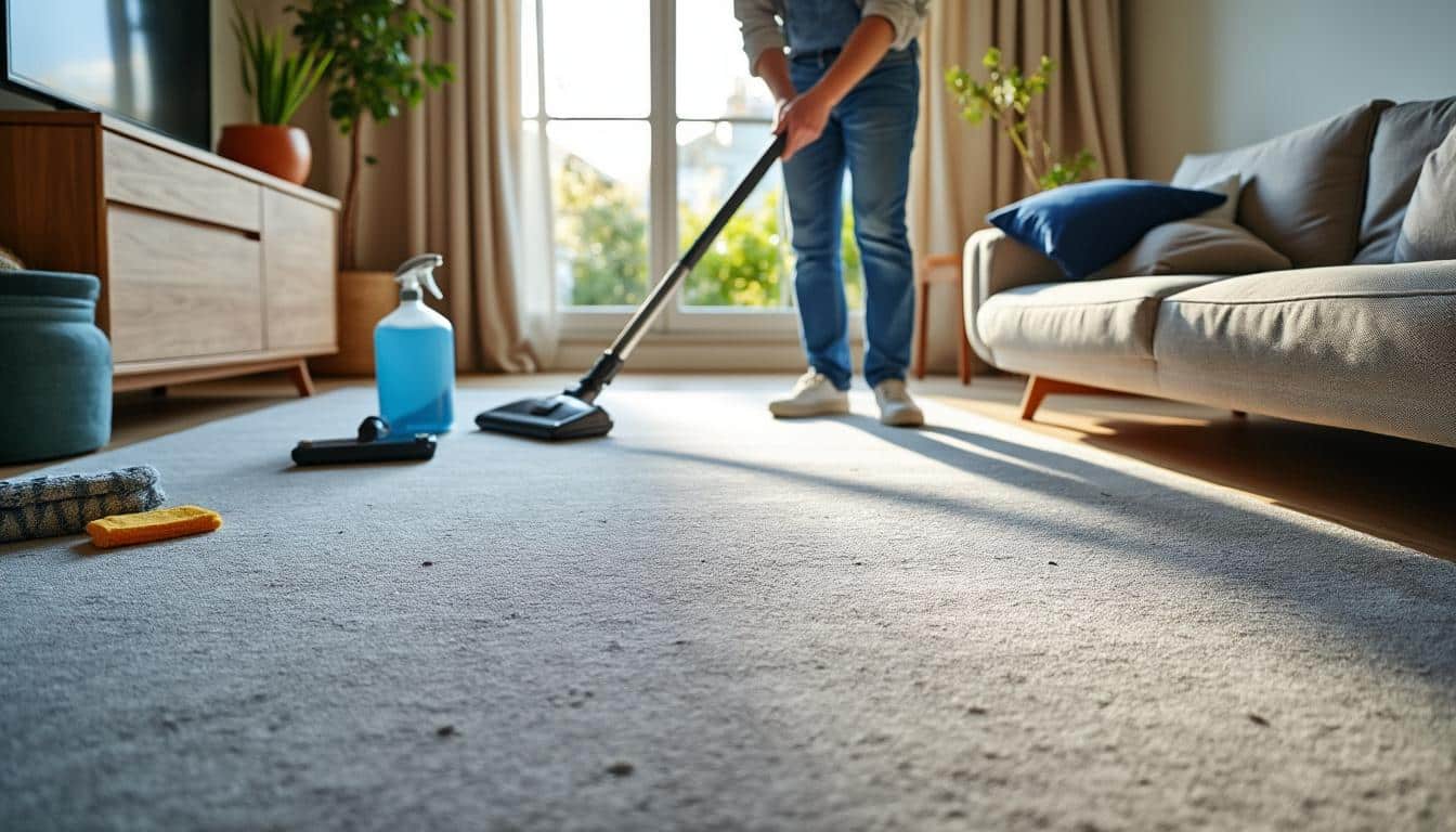 Illustration: Préparer le nettoyage de la moquette : étapes essentielles avant d’agir