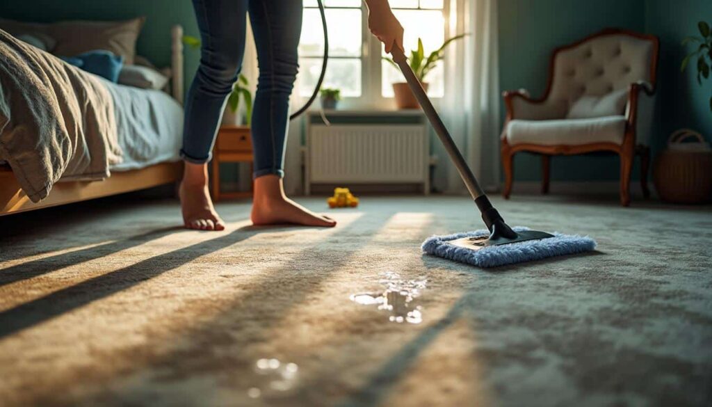 Nettoyer la moquette de la chambre : astuces et conseils efficaces