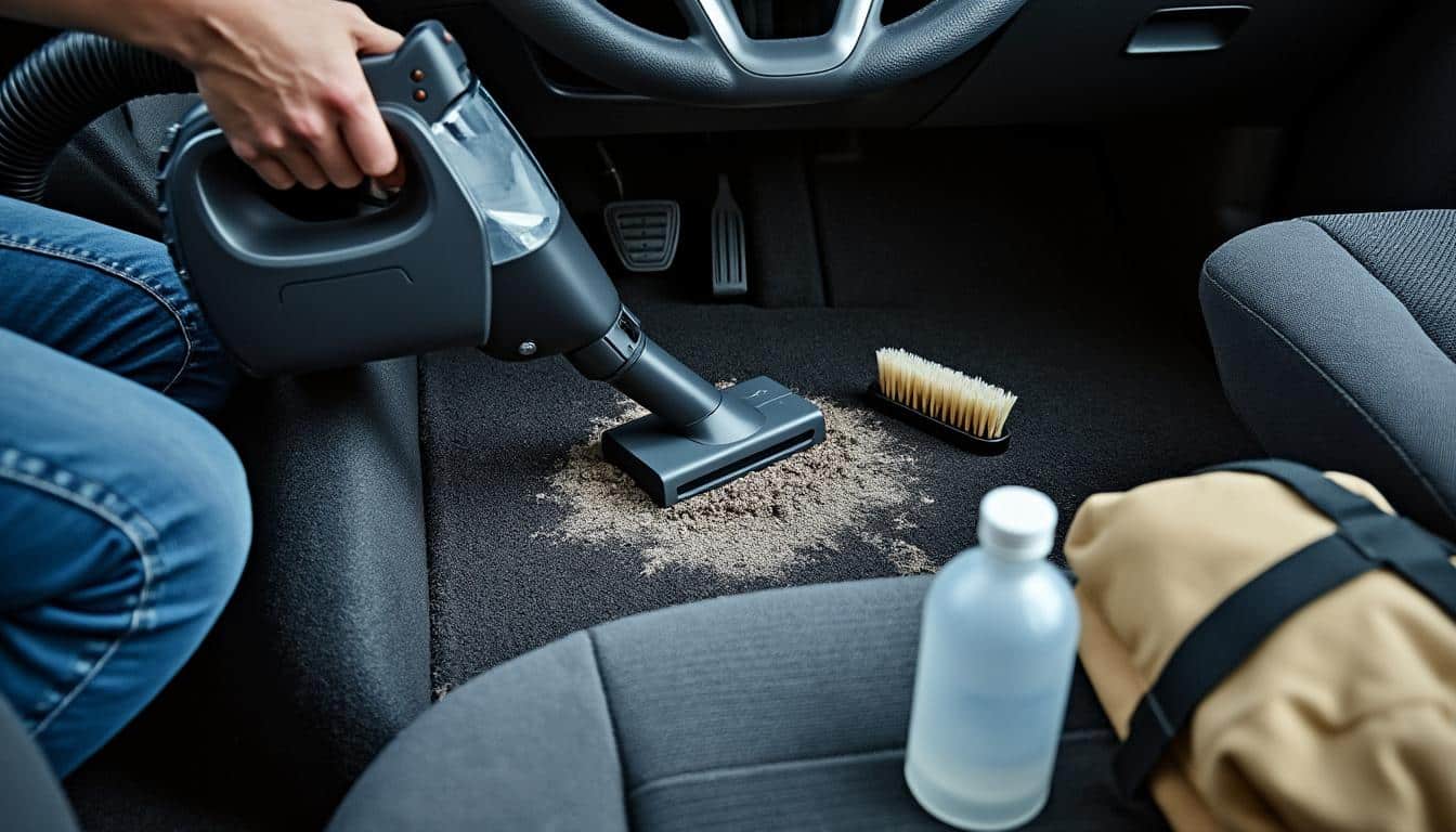 Illustration: Pourquoi nettoyer la moquette de votre voiture est essentiel ?