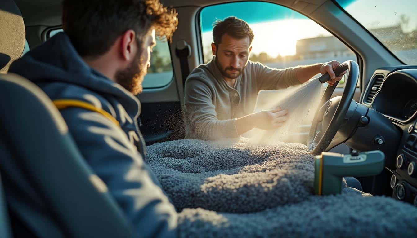 Illustration: À quelle fréquence procéder au nettoyage de la moquette de voiture ?