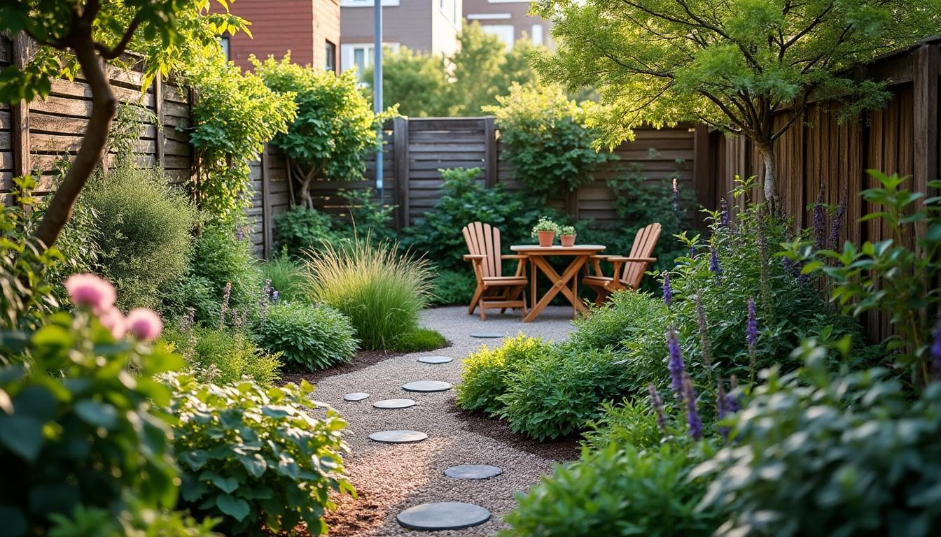 Illustration: Définir les caractéristiques d’un petit jardin paysager et ses enjeux