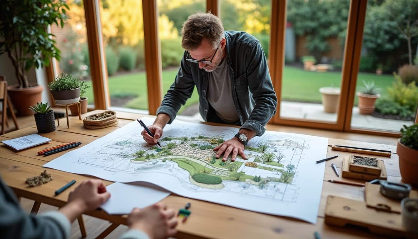 Illustration: Définition et utilité d’un plan de jardin paysager