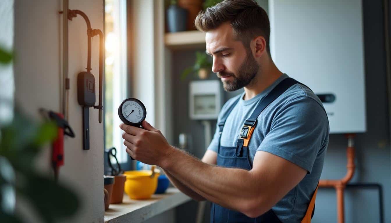 Illustration: Comprendre la pression de la chaudière gaz : définition et importance