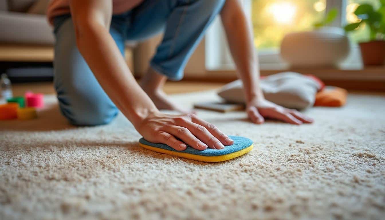 Illustration: Définition et utilité d’un produit nettoyant pour moquette