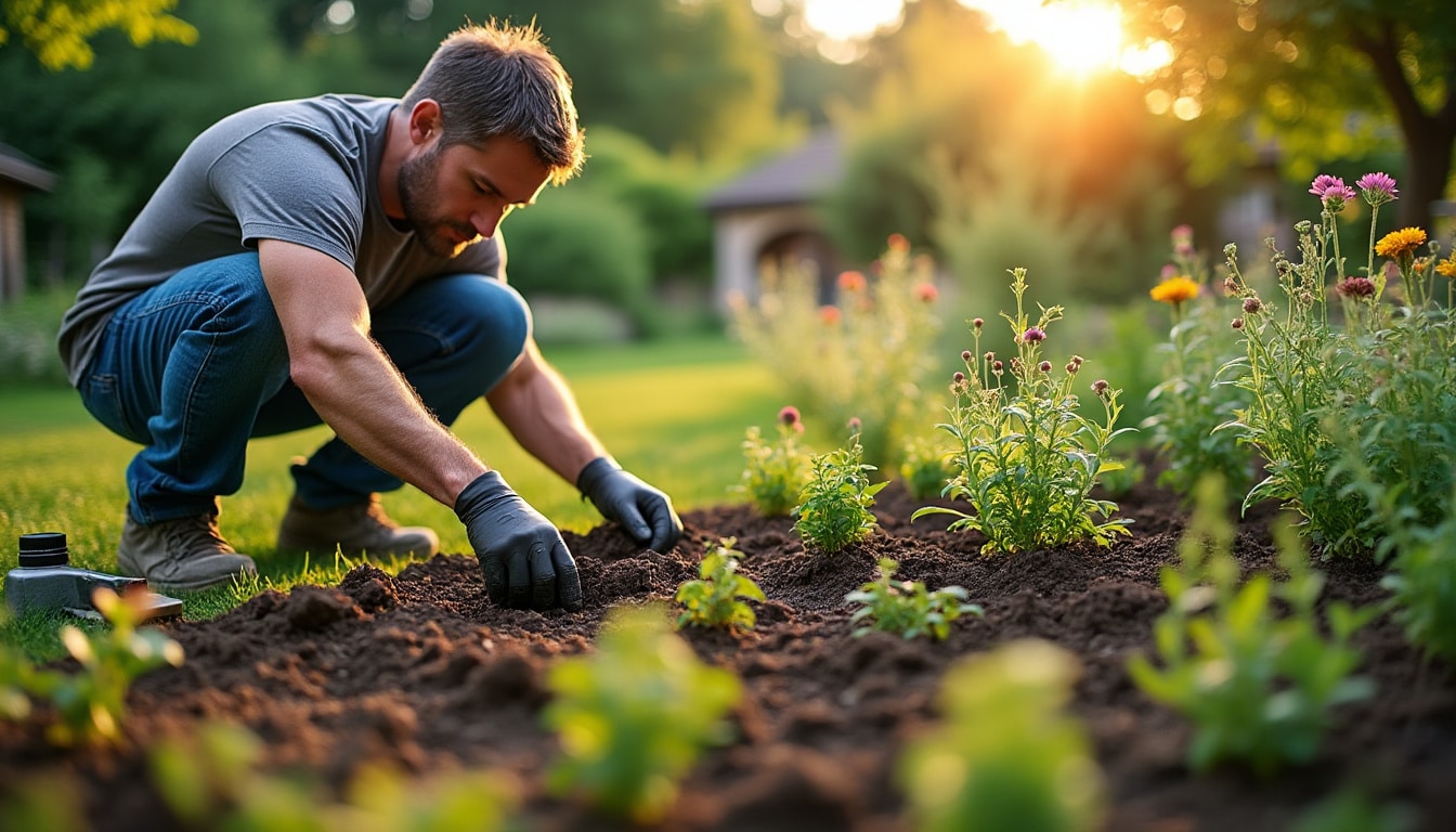 Illustration: Étapes pour créer un massif sans entretien dans son jardin paysager