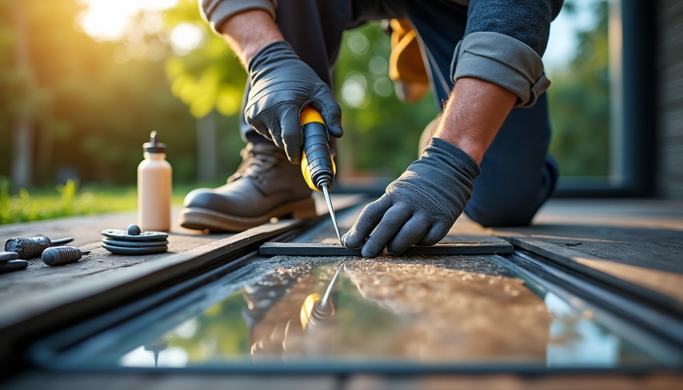 Illustration: Les différents types de joints pour l’extérieur de la véranda