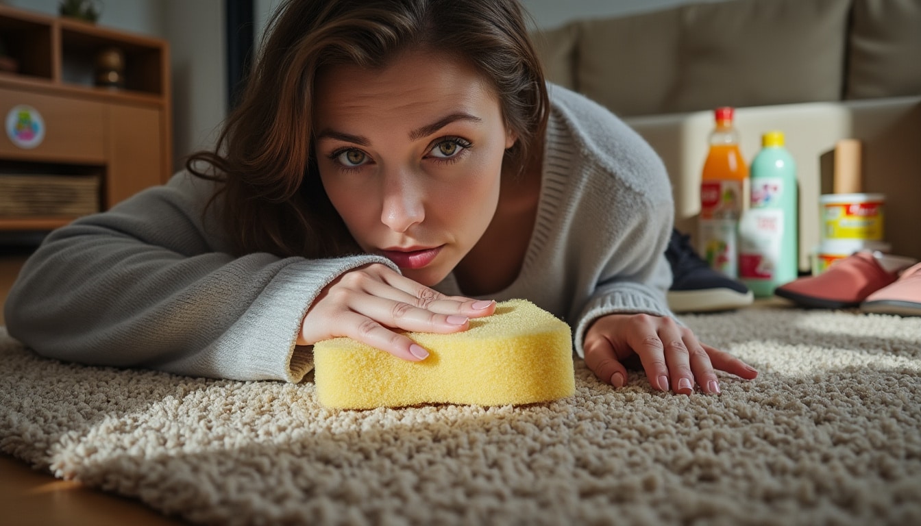 Illustration: Pourquoi et quand nettoyer une moquette tachée ?