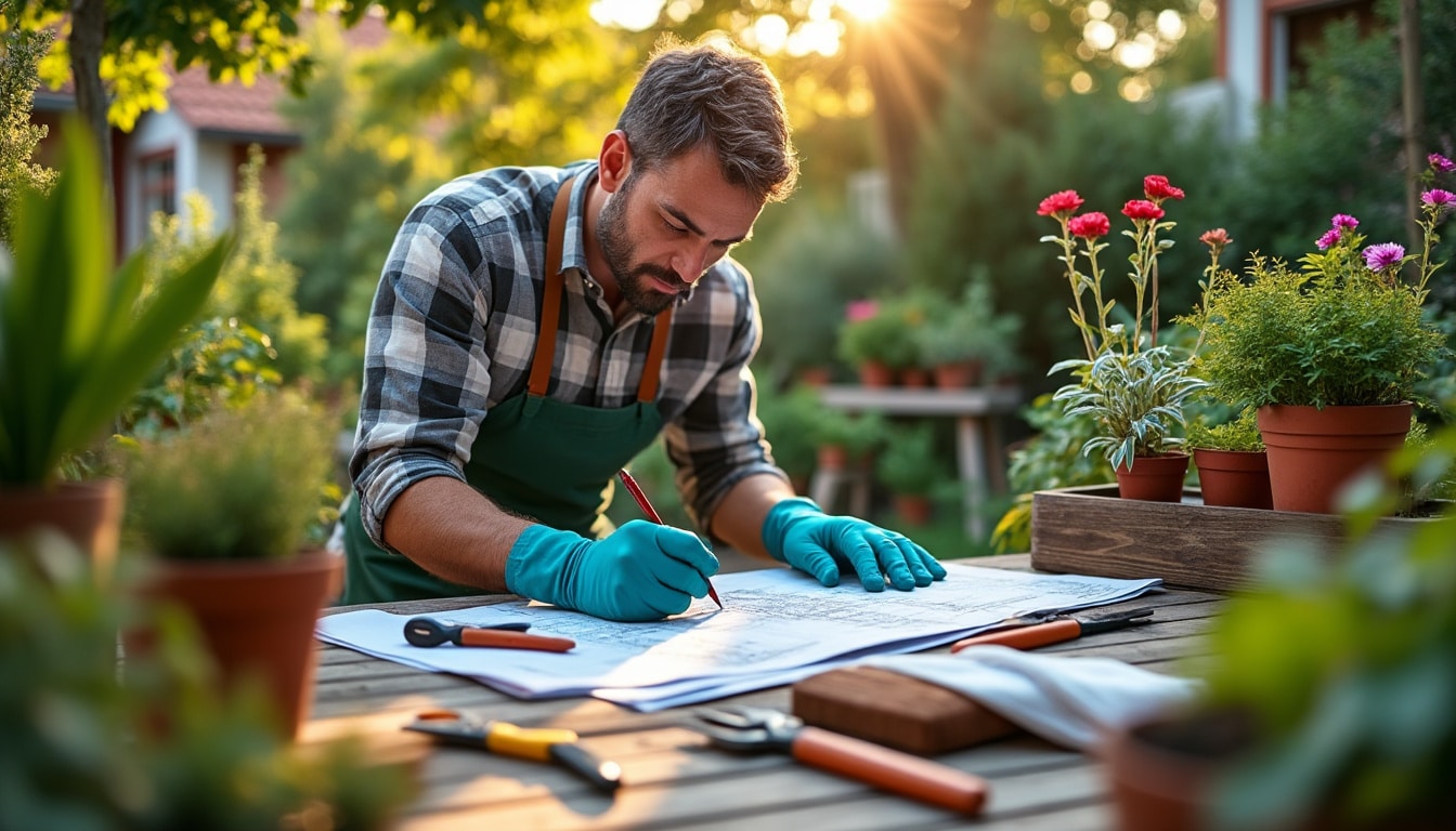 Illustration: Définir le rôle d’un paysagiste dans l’aménagement d’un petit jardin