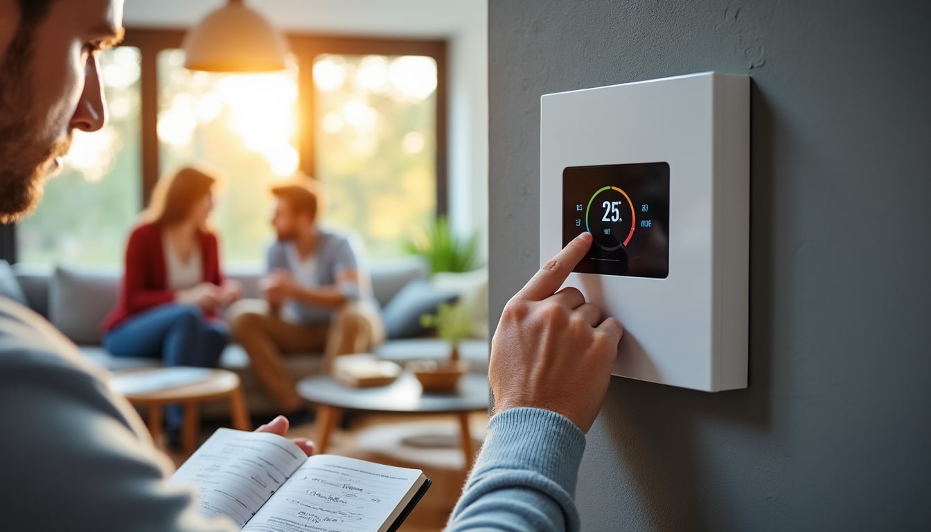 Illustration: Quelles sont les températures recommandées pour le chauffage et l’eau chaude d’une chaudière gaz ?