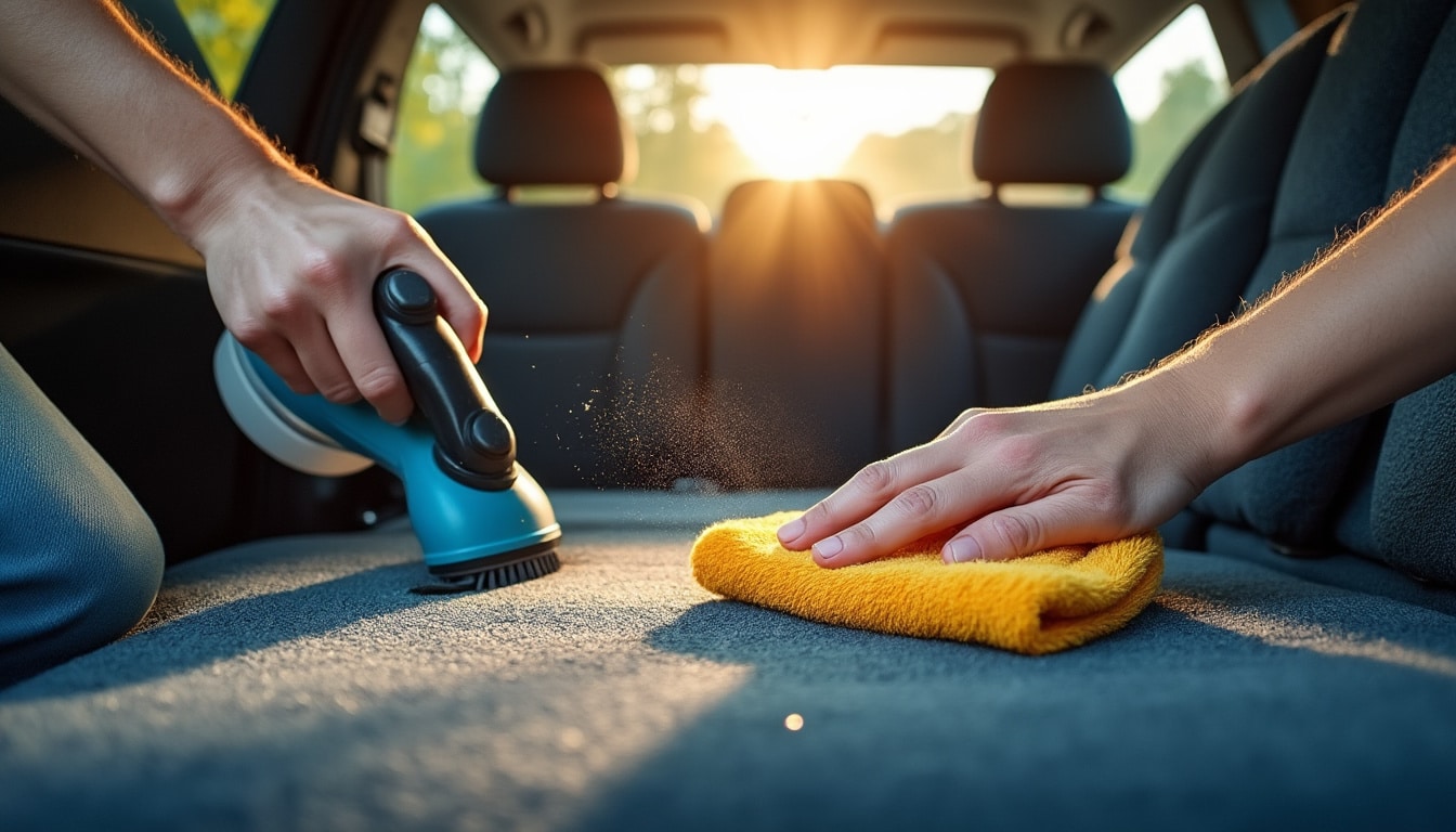 Comment nettoyer la moquette de voiture efficacement : guide complet