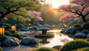 Le jardin paysager zen : conseils pour un espace apaisant