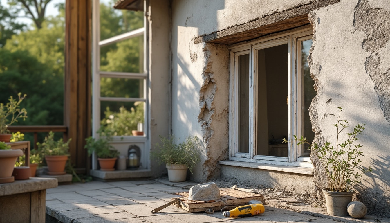 Illustration: Causes courantes des problèmes d’étanchéité à la jonction d’une véranda