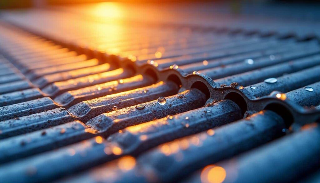 Chauffage solaire : détecter et réparer une fuite de raccord de tuyauterie