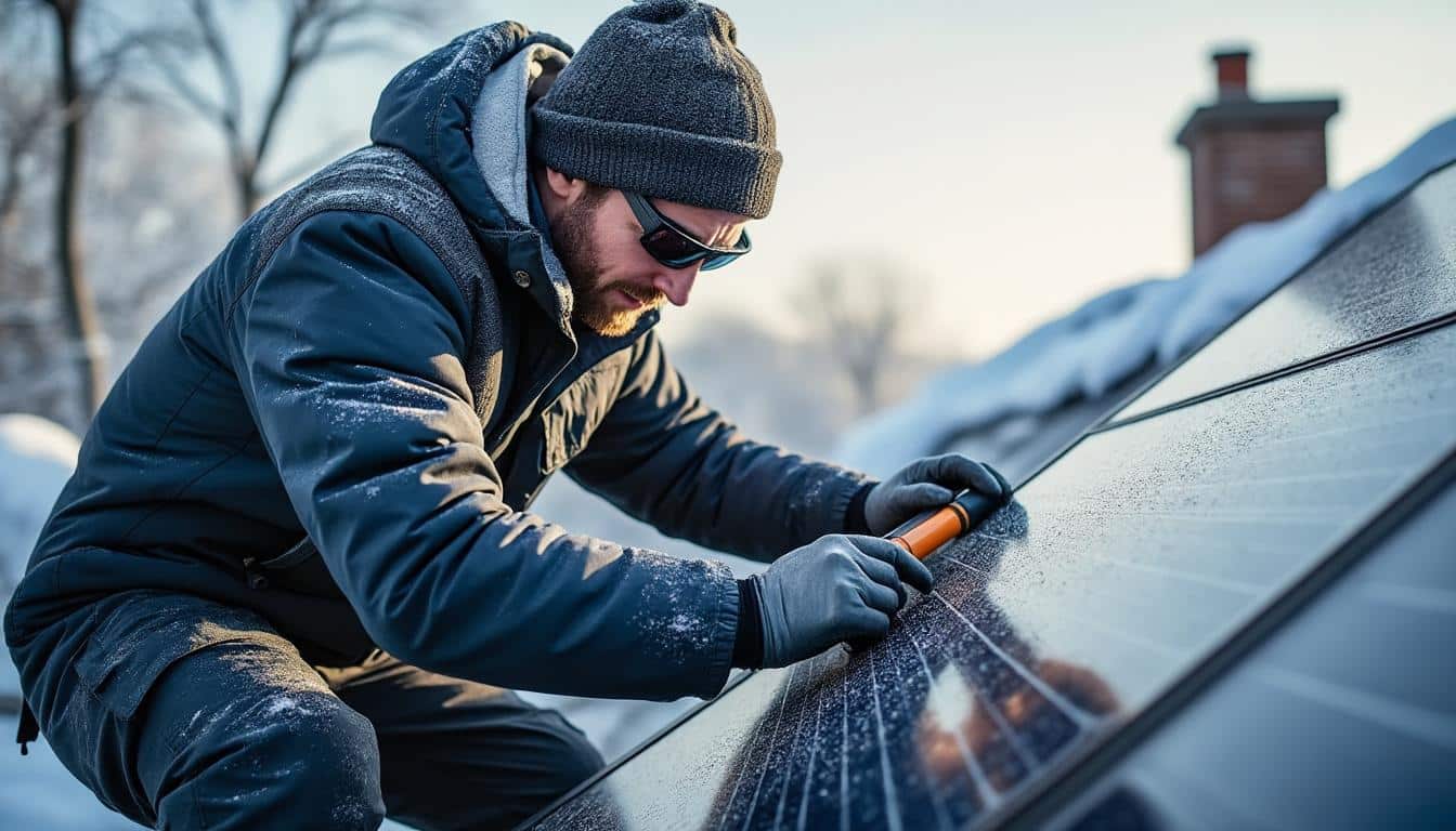 Chauffage solaire : éviter la panne du capteur en hiver efficacement