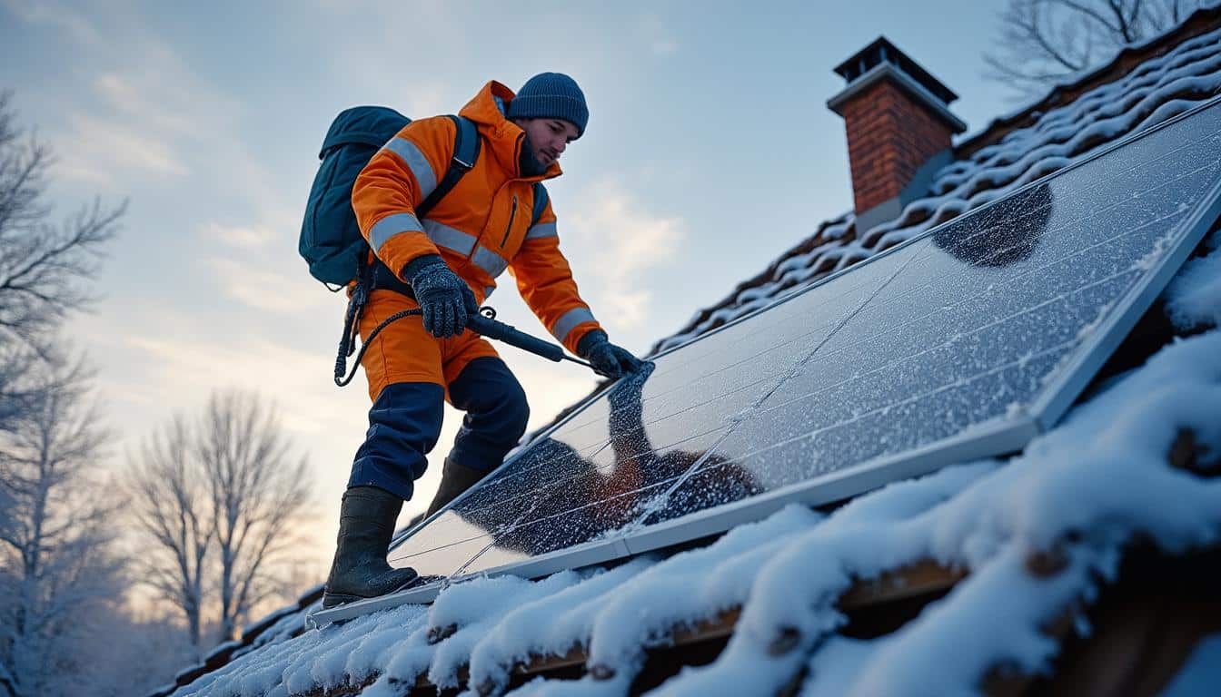 Chauffage solaire : éviter la panne du capteur en hiver, conseils clés