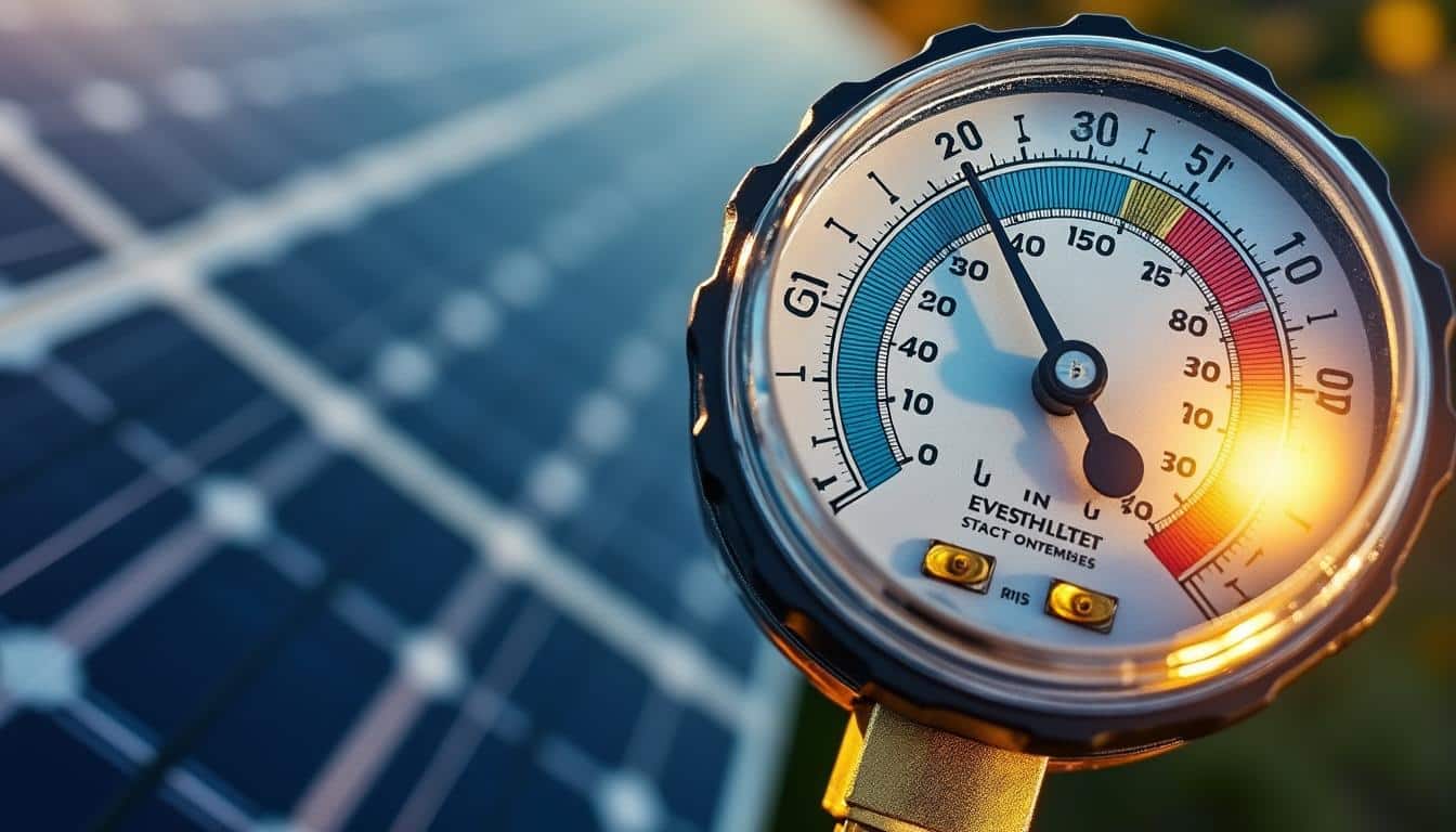 Chauffage solaire : pression du circuit et détection d’anomalies