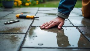 Que faire en cas d’infiltration d’eau de pluie sous une dalle terrasse ?