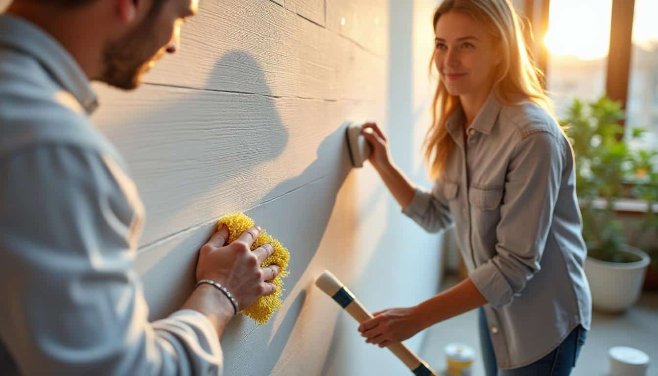 Illustration: Comment bien préparer le lambris avant de le peindre en blanc ?