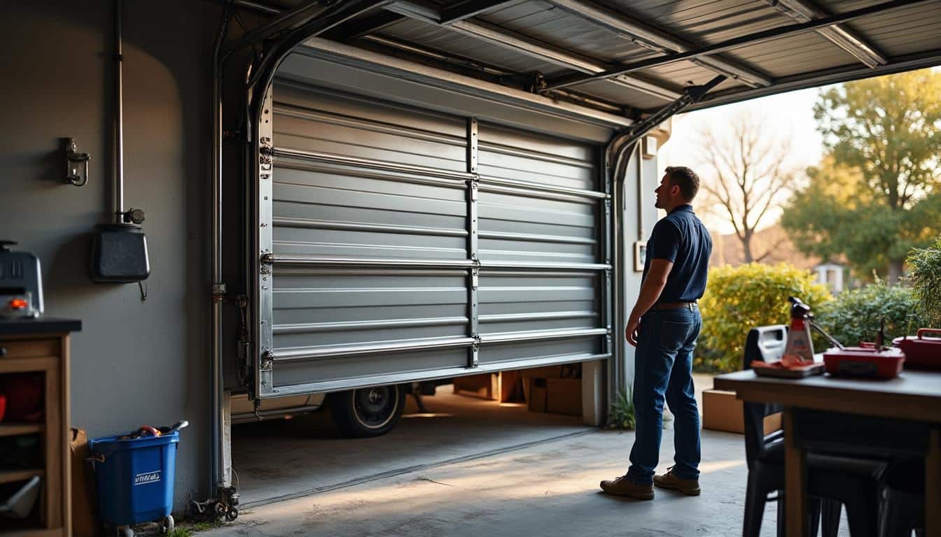 Illustration: Comment fonctionne un mécanisme de porte basculante adapté à votre garage