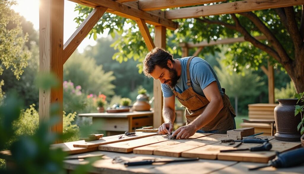 Plan de fabrication d’une pergola en bois : guide complet