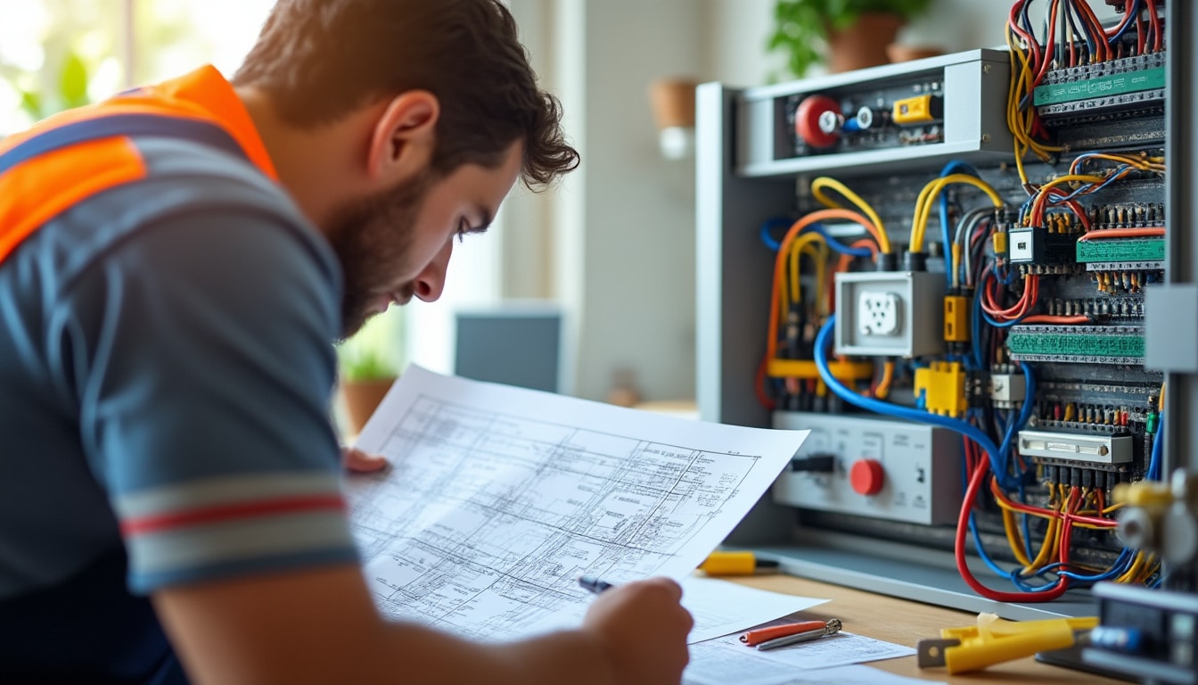 Illustration: Comprendre le rôle fondamental du schéma électrique dans un tableau domestique