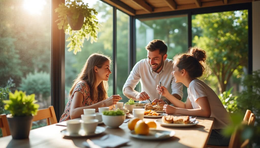 Véranda cuisine : aménagez un espace lumineux et convivial