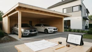Plan de carport pour 2 voitures à télécharger en PDF