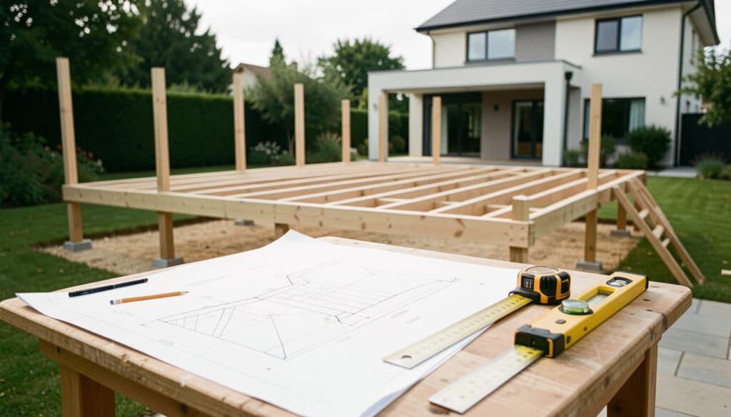 Plan de terrasse en bois sur pilotis sans erreur