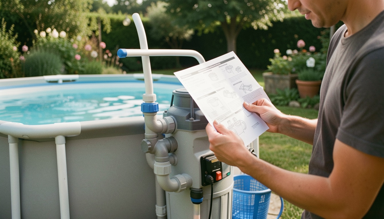 Bien lire la notice d’une pompe de piscine Intex